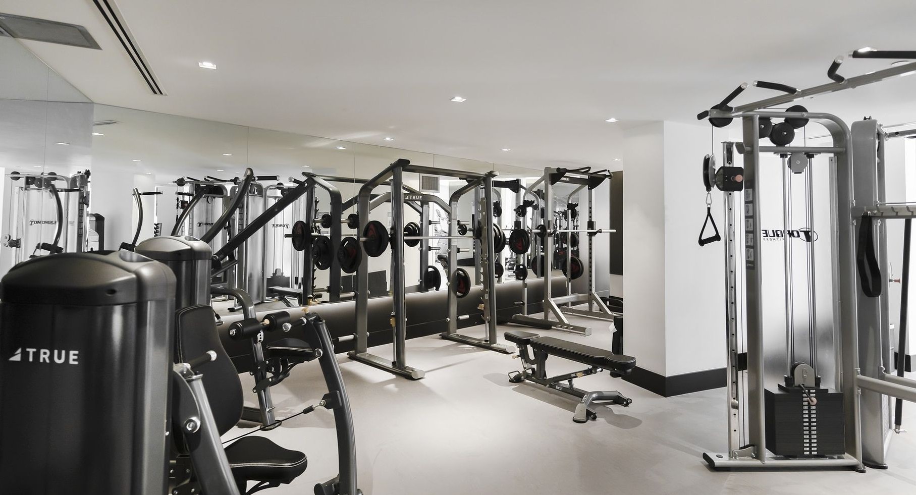 Weight training area amenity
